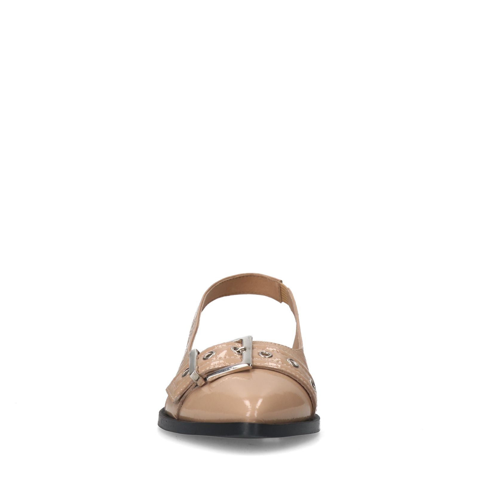 Roze lakleren slingbacks