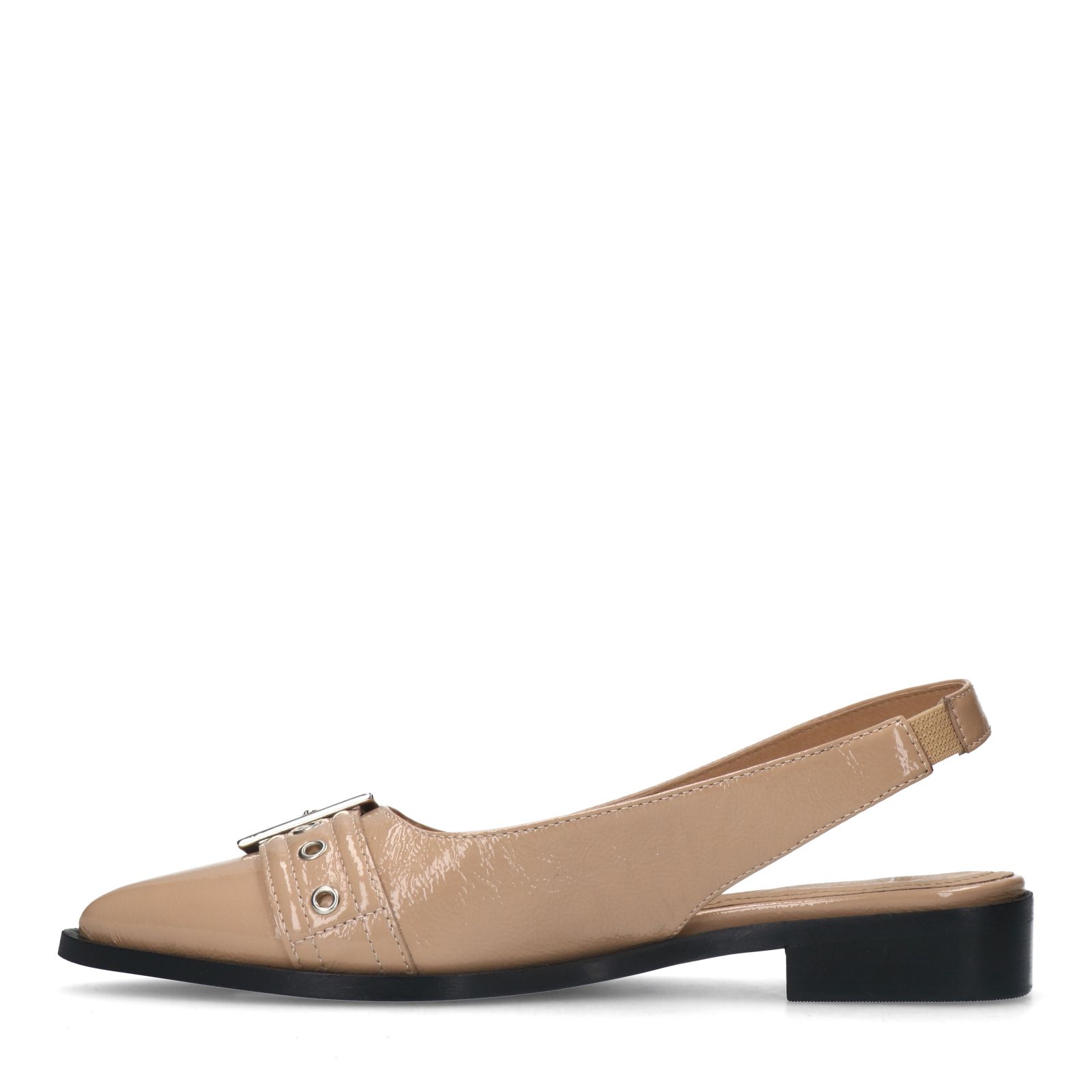 Roze lakleren slingbacks