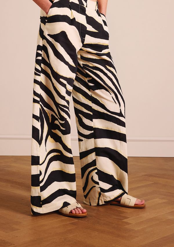 Witte leren slippers