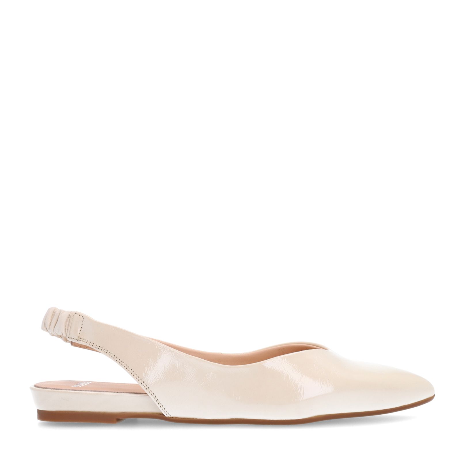 Offwhite Leder-Slingbacks