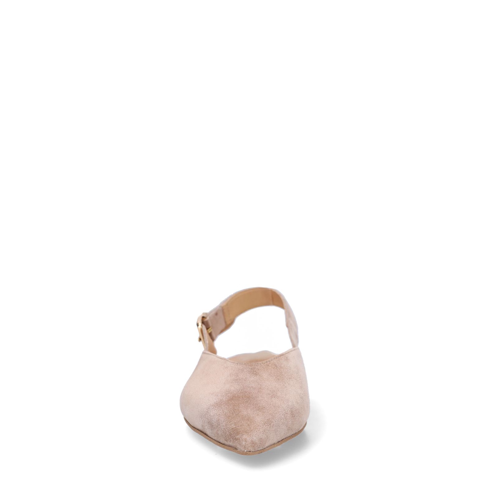 Taupe suède slingbacks