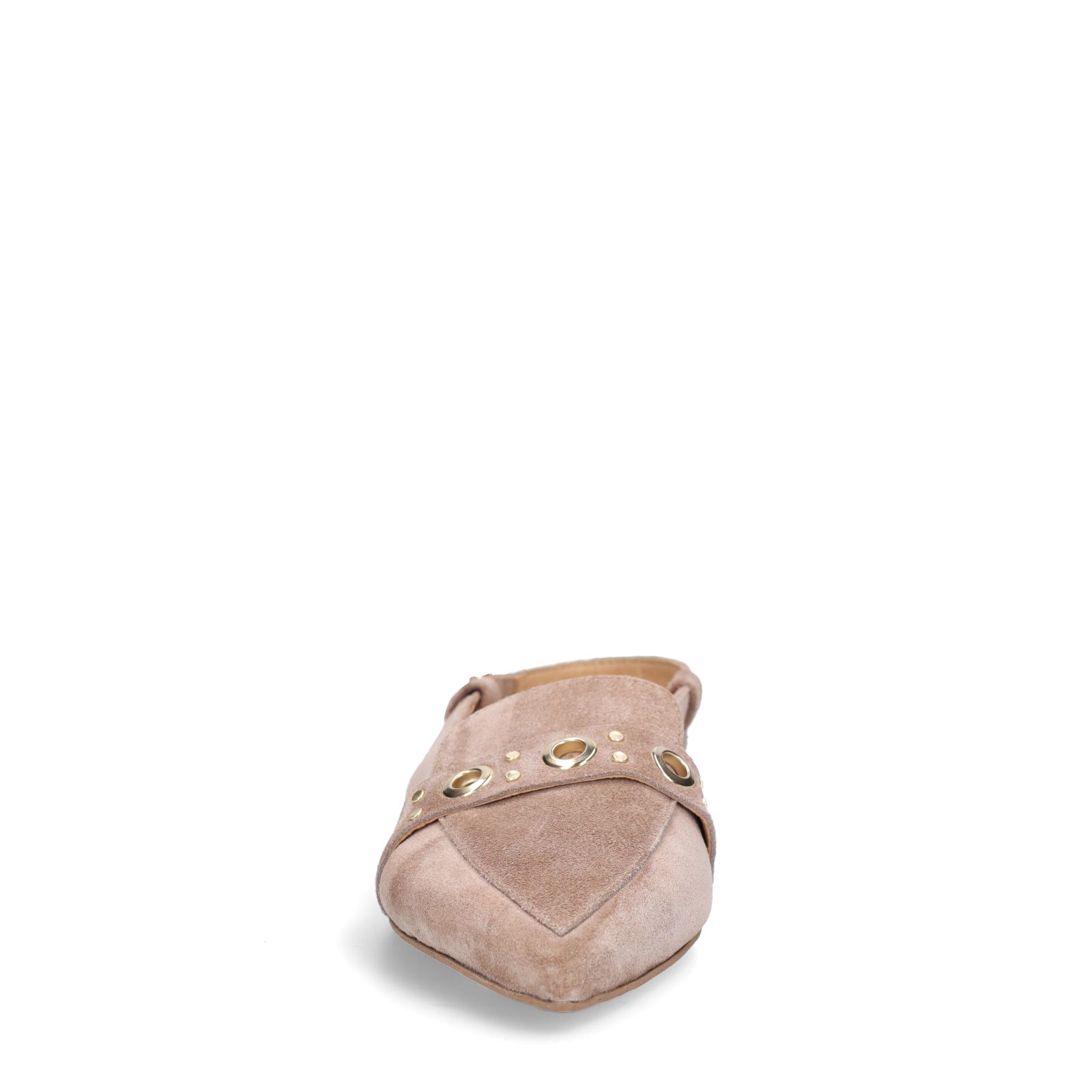 Taupe suède slingbacks