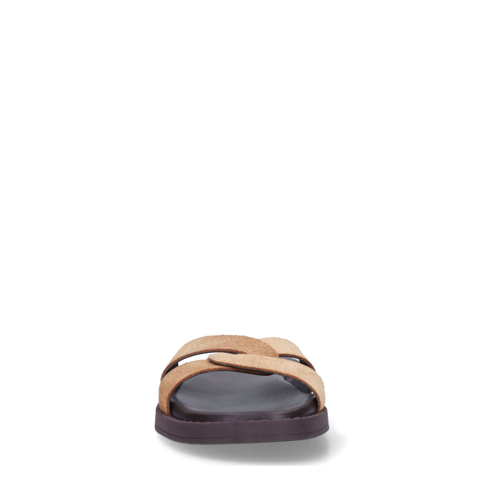 Bruine suède slippers
