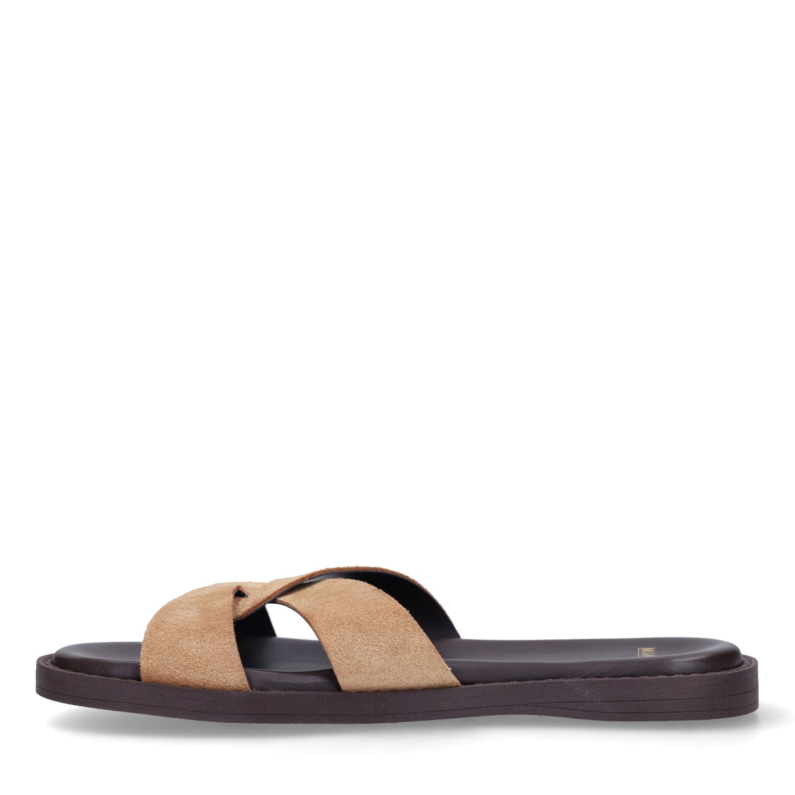 Bruine suède slippers