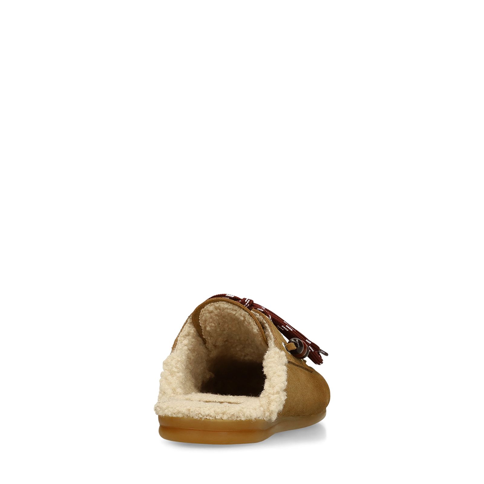Cognac suède instap loafertjes