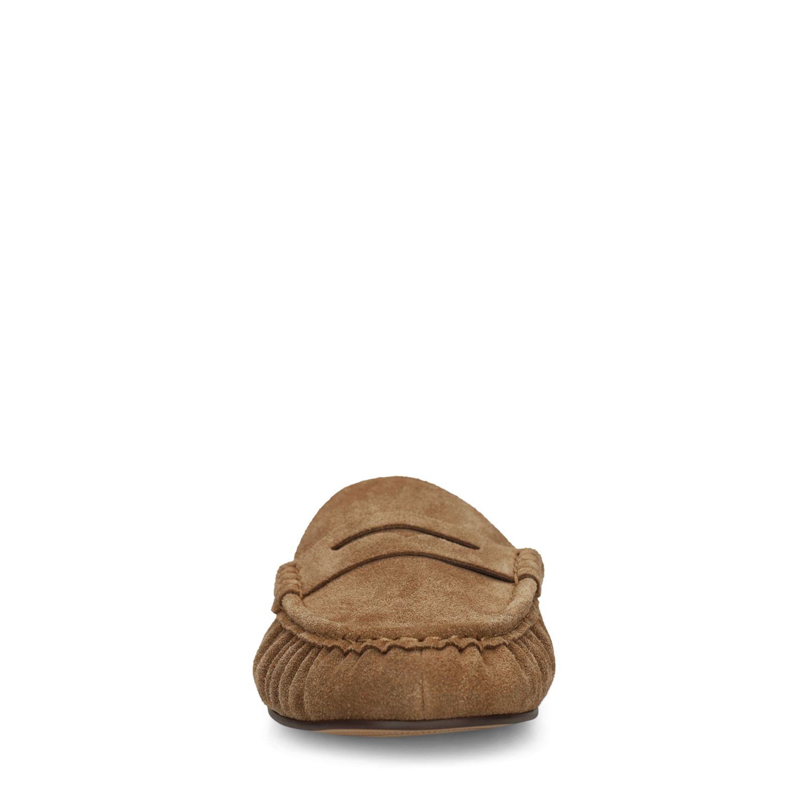 Beige suède muiltjes