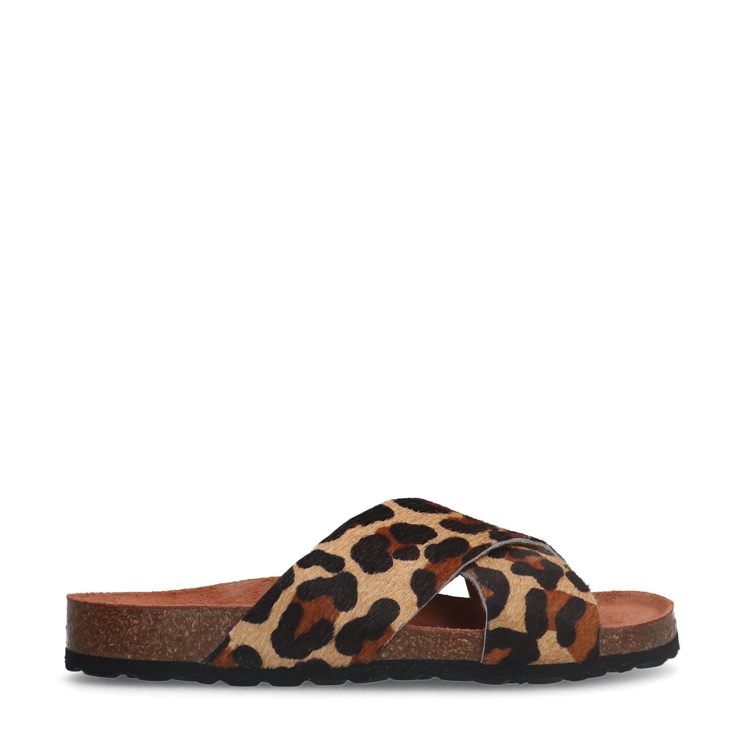 Sandalen mit Leoprint