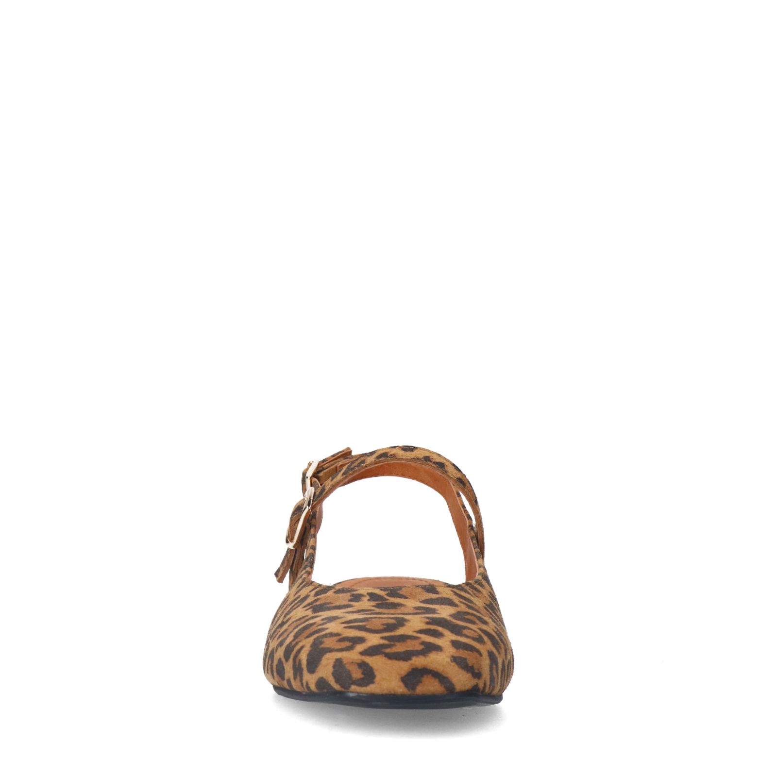 Leopard suède slingbacks