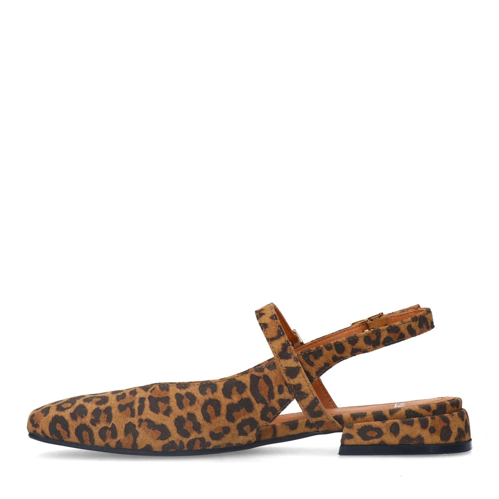 Leopard suède slingbacks