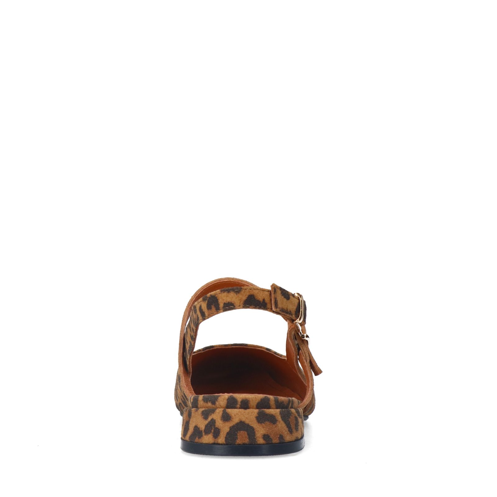 Leopard suède slingbacks