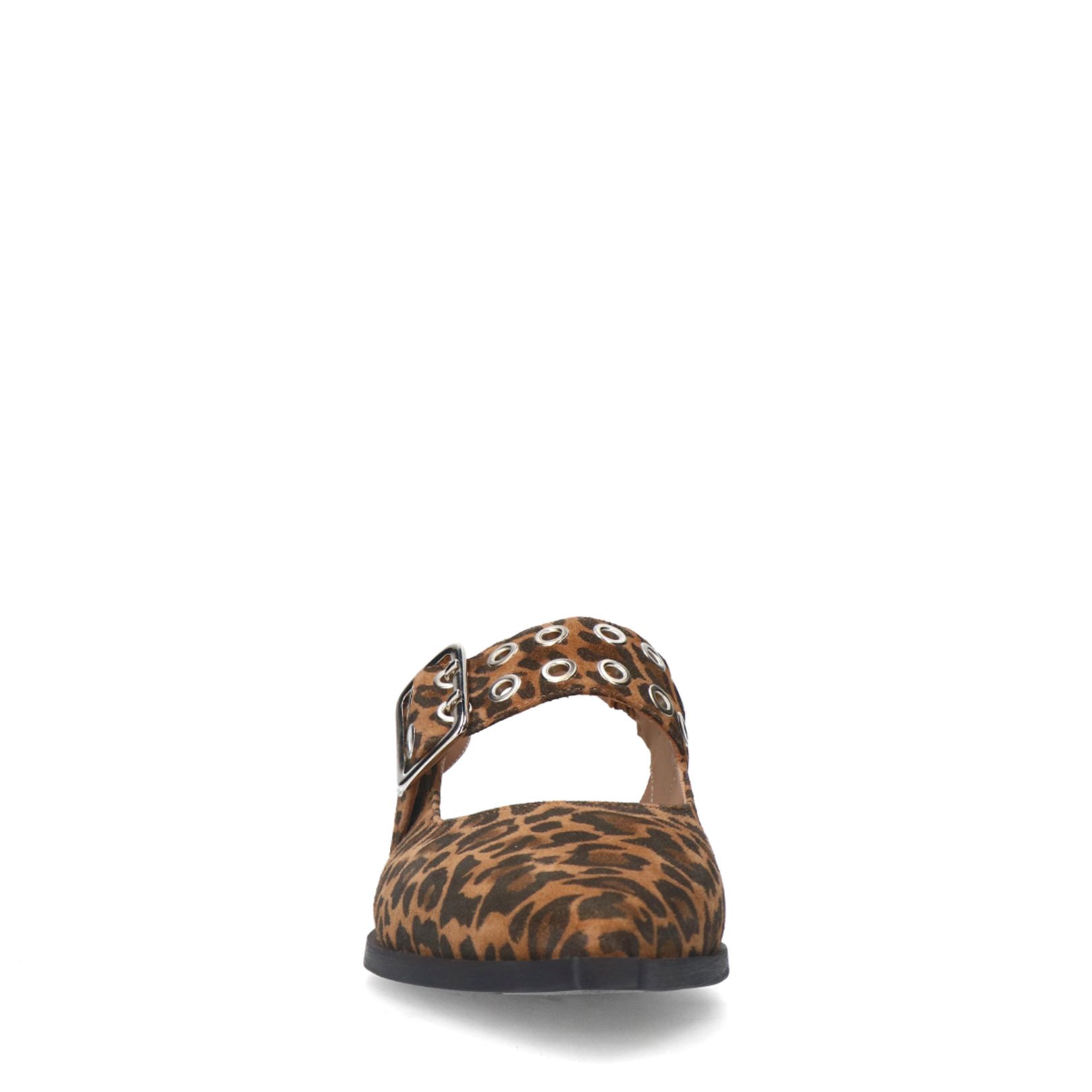 Leopard suède slingbacks