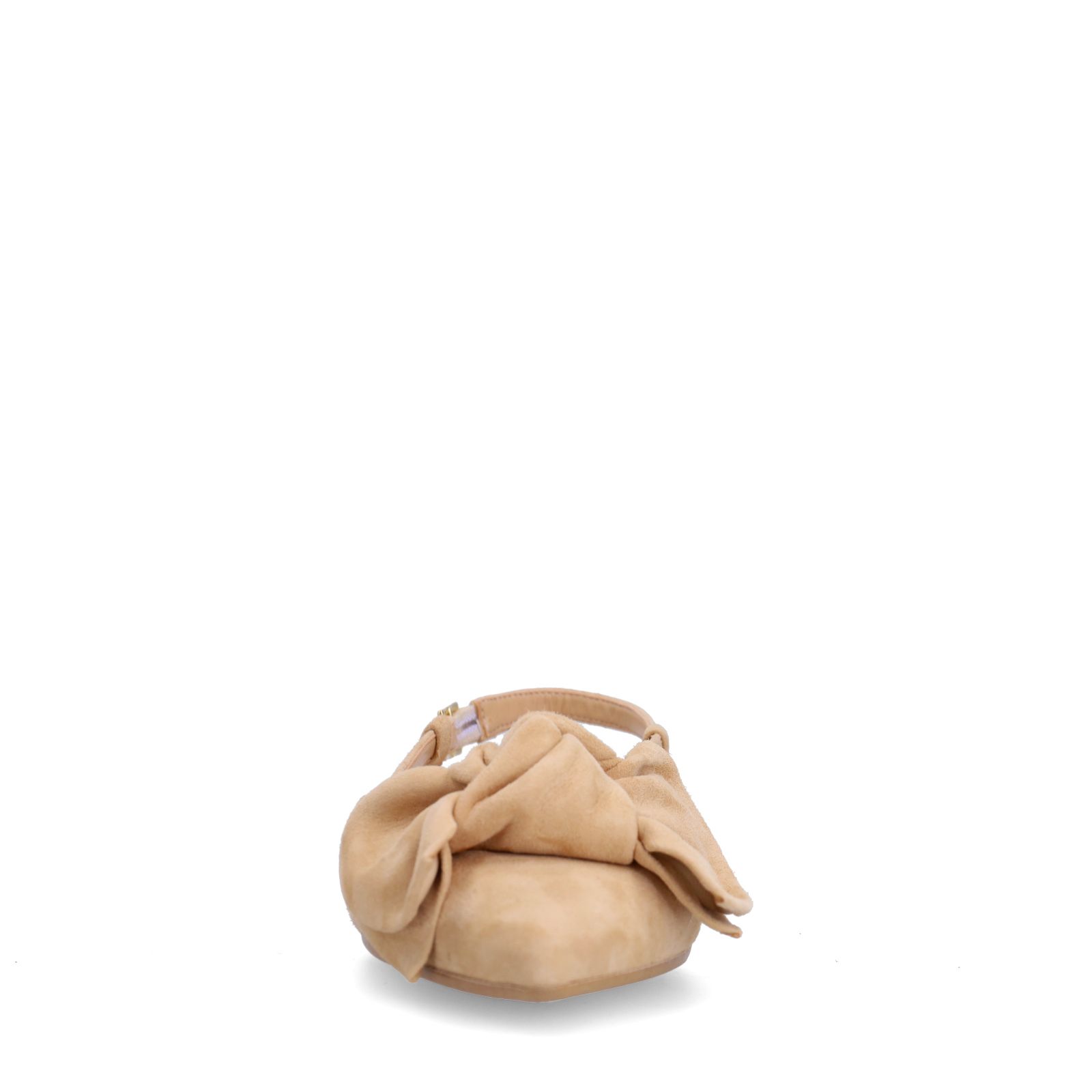 Beige suède slingbacks