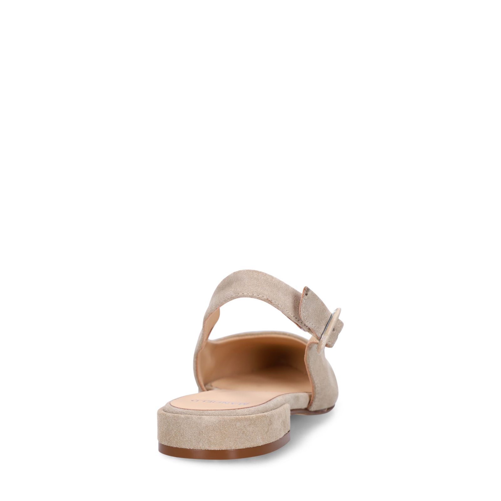 Beige suède slingbacks