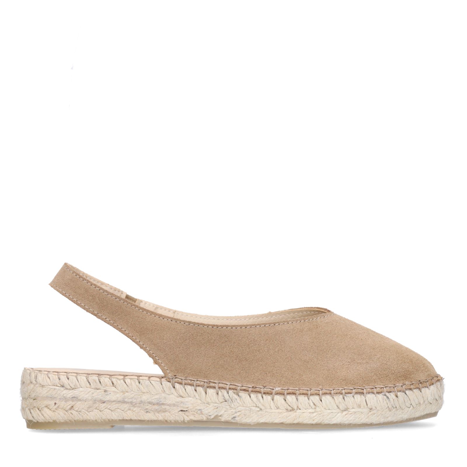 Taupe suède sleehakken