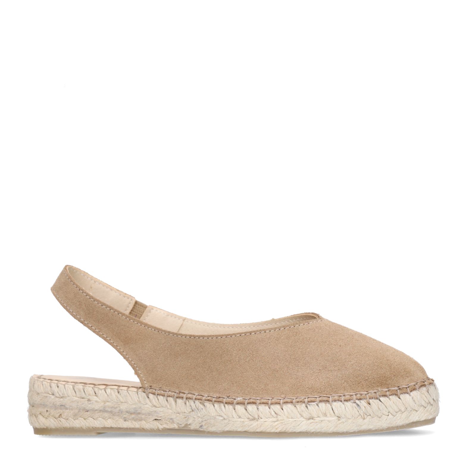 Taupe suède sleehakken