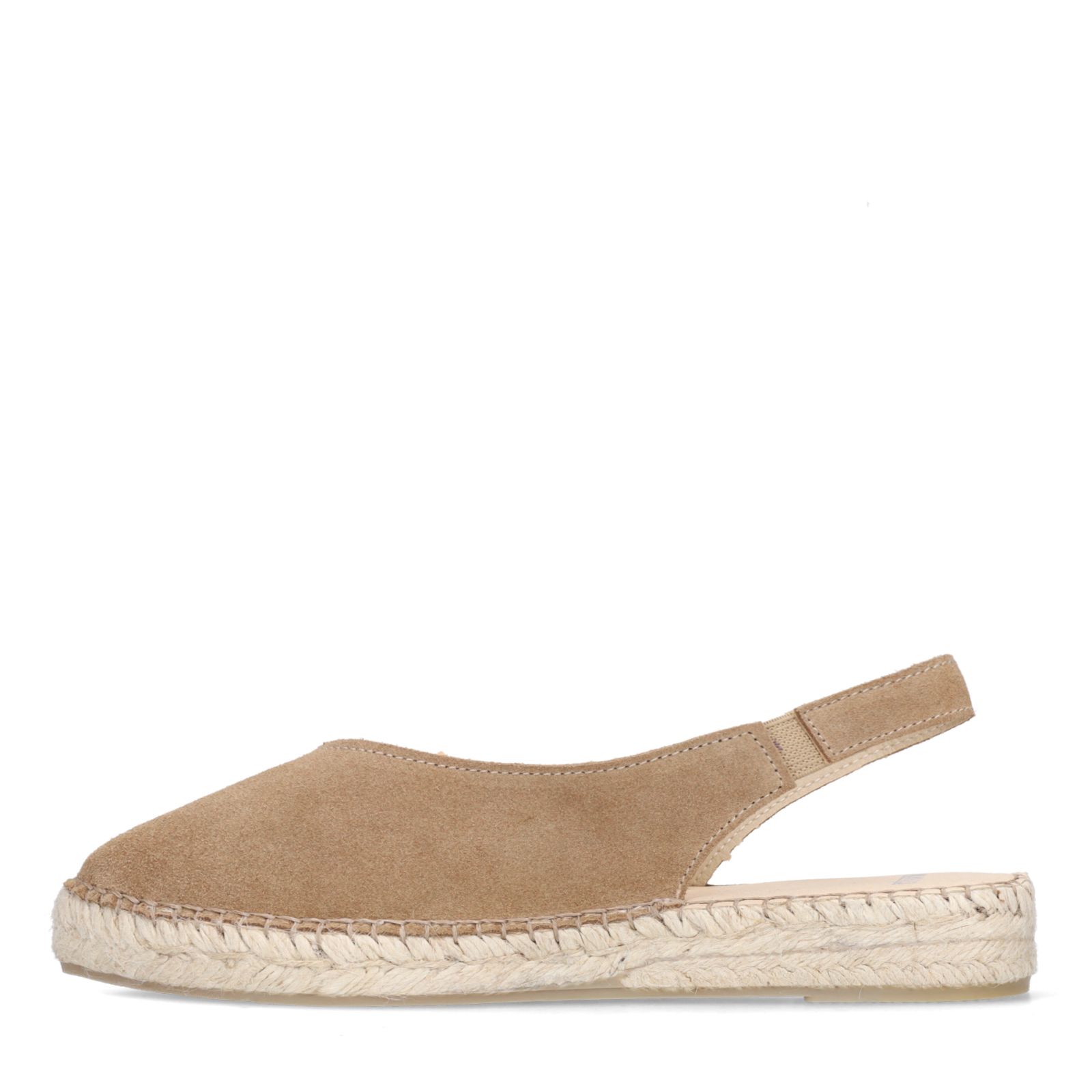 Taupe suède sleehakken