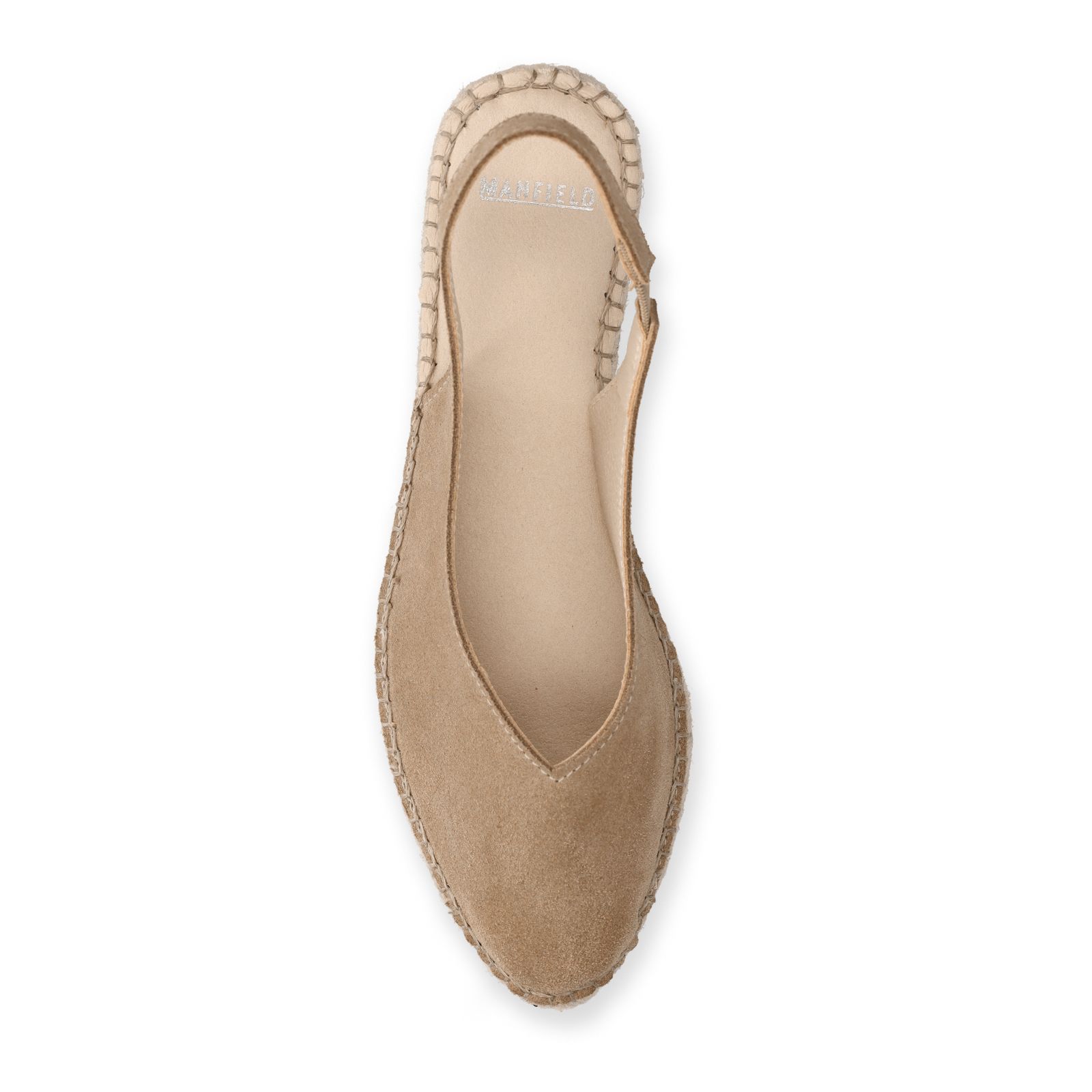 Taupe suède sleehakken