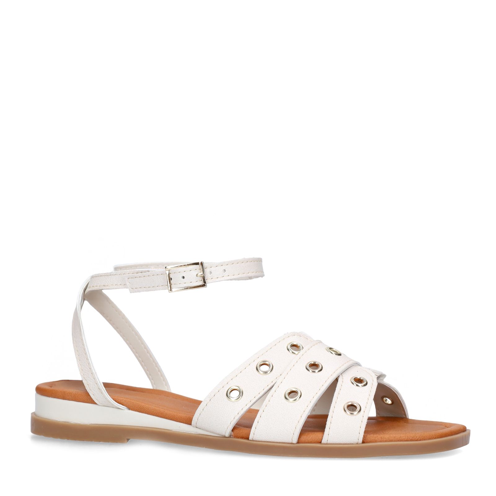Off White leren sandalen met studs