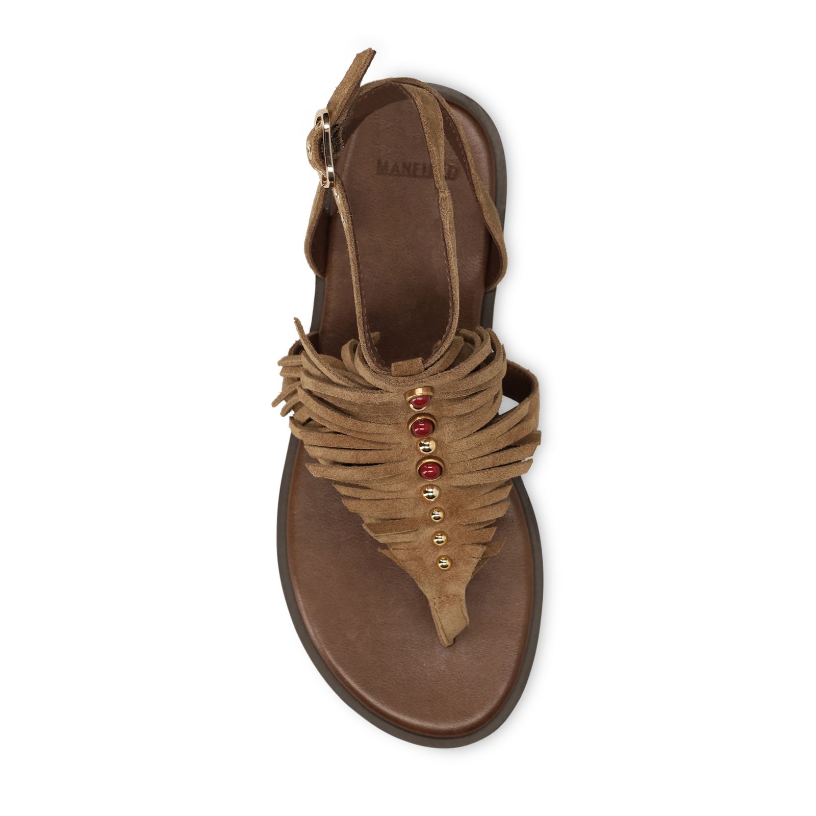 Taupe suède slippers