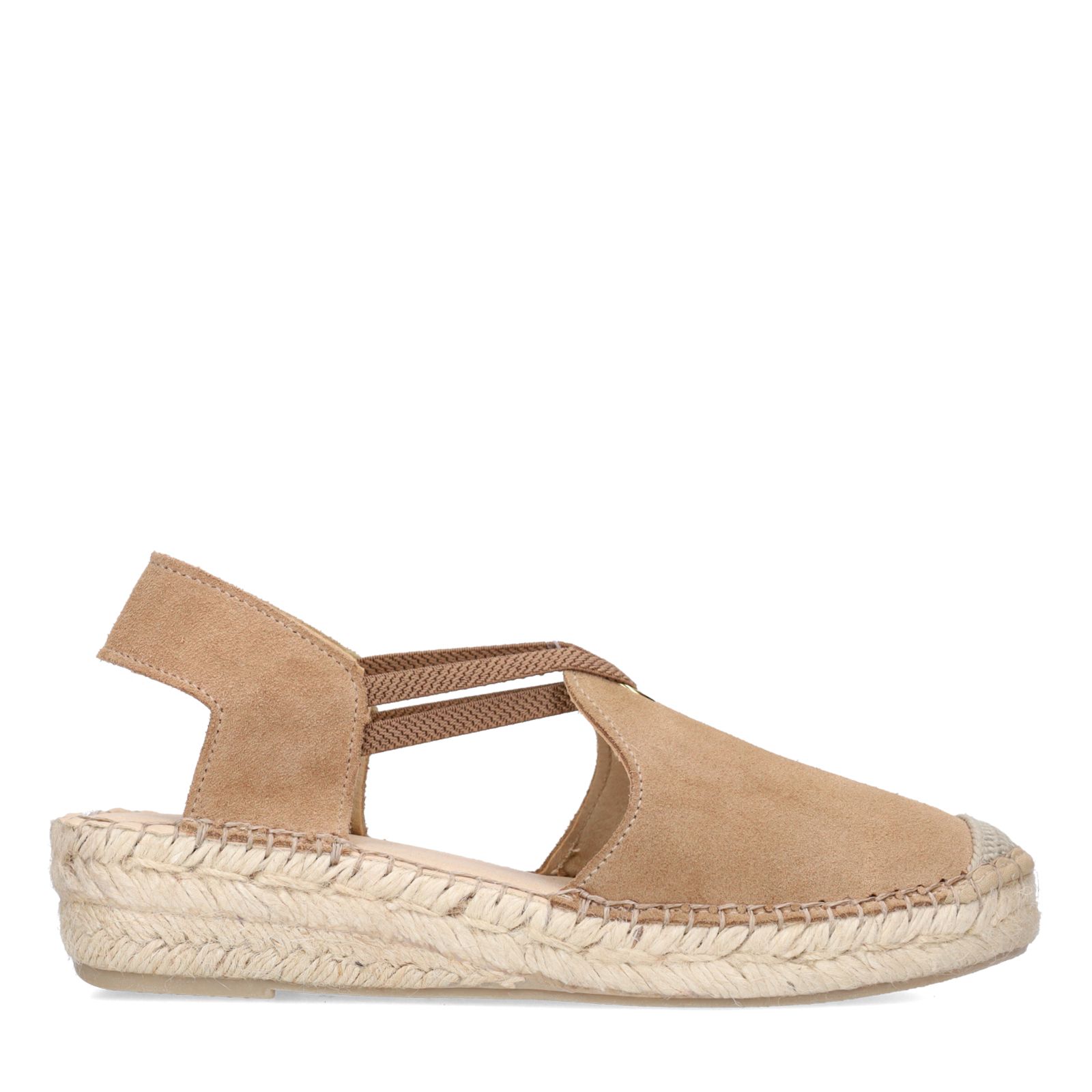 Taupe suède sleehakken