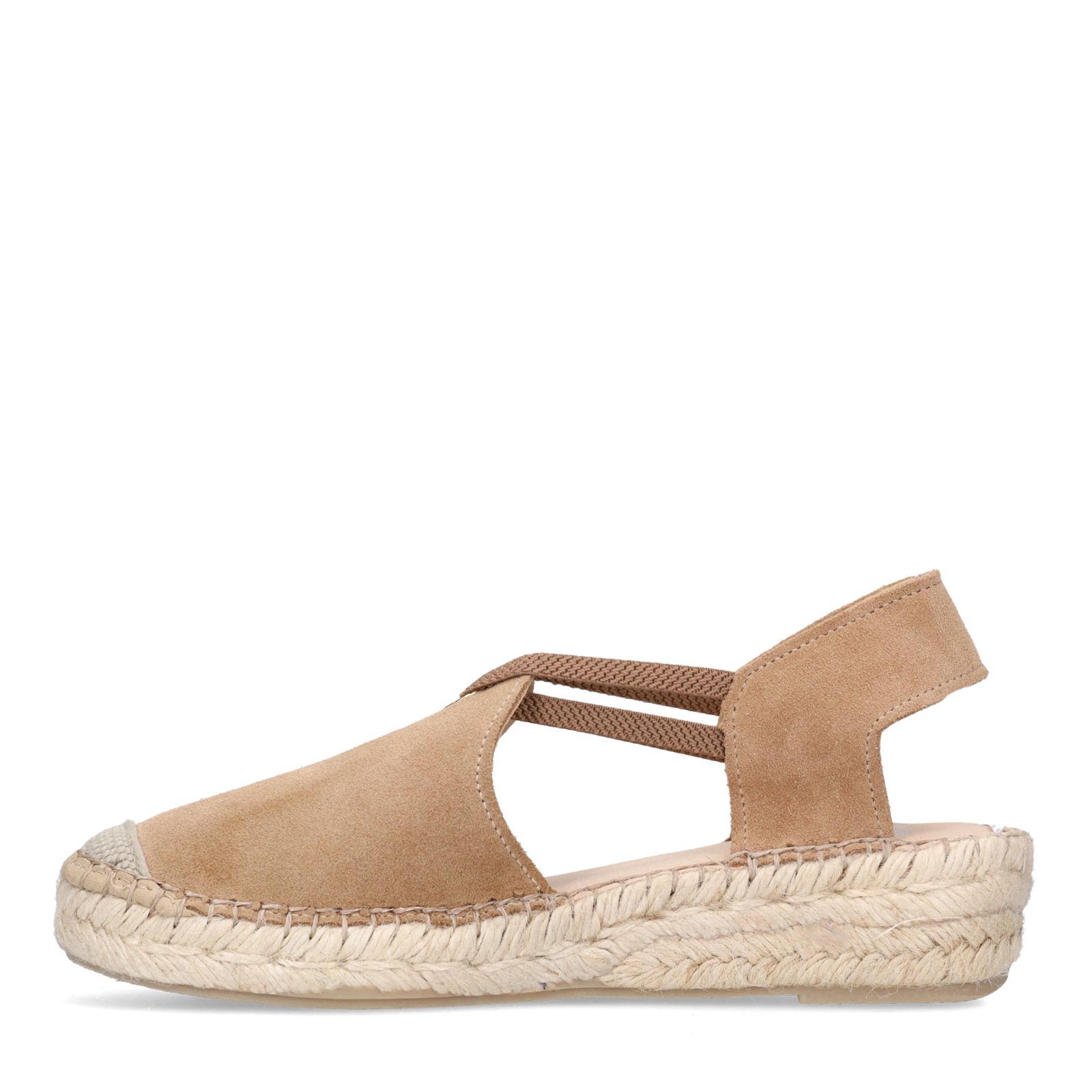 Taupe suède sleehakken