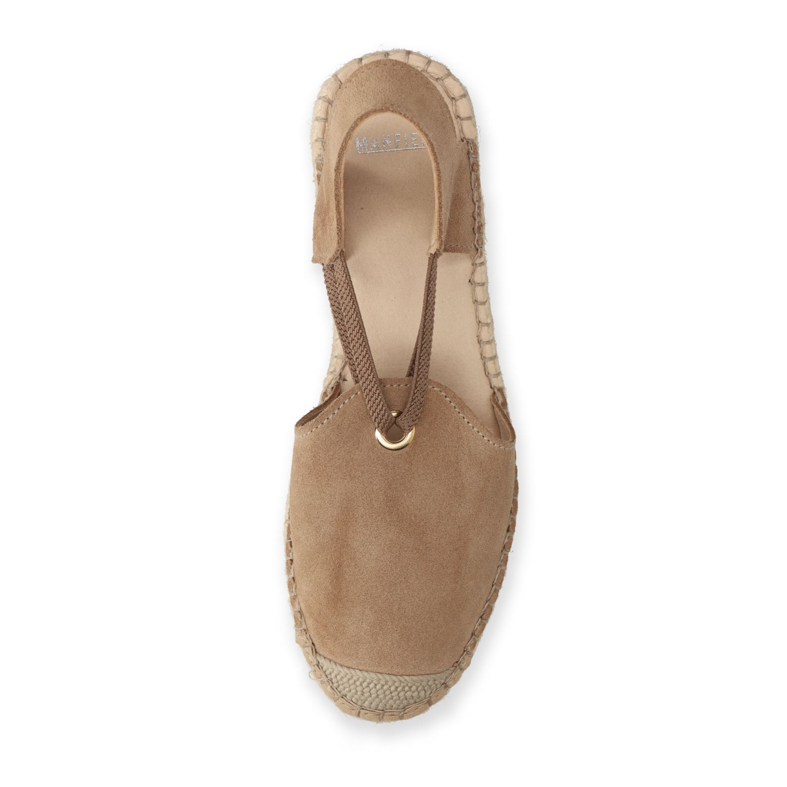 Taupe suède sleehakken