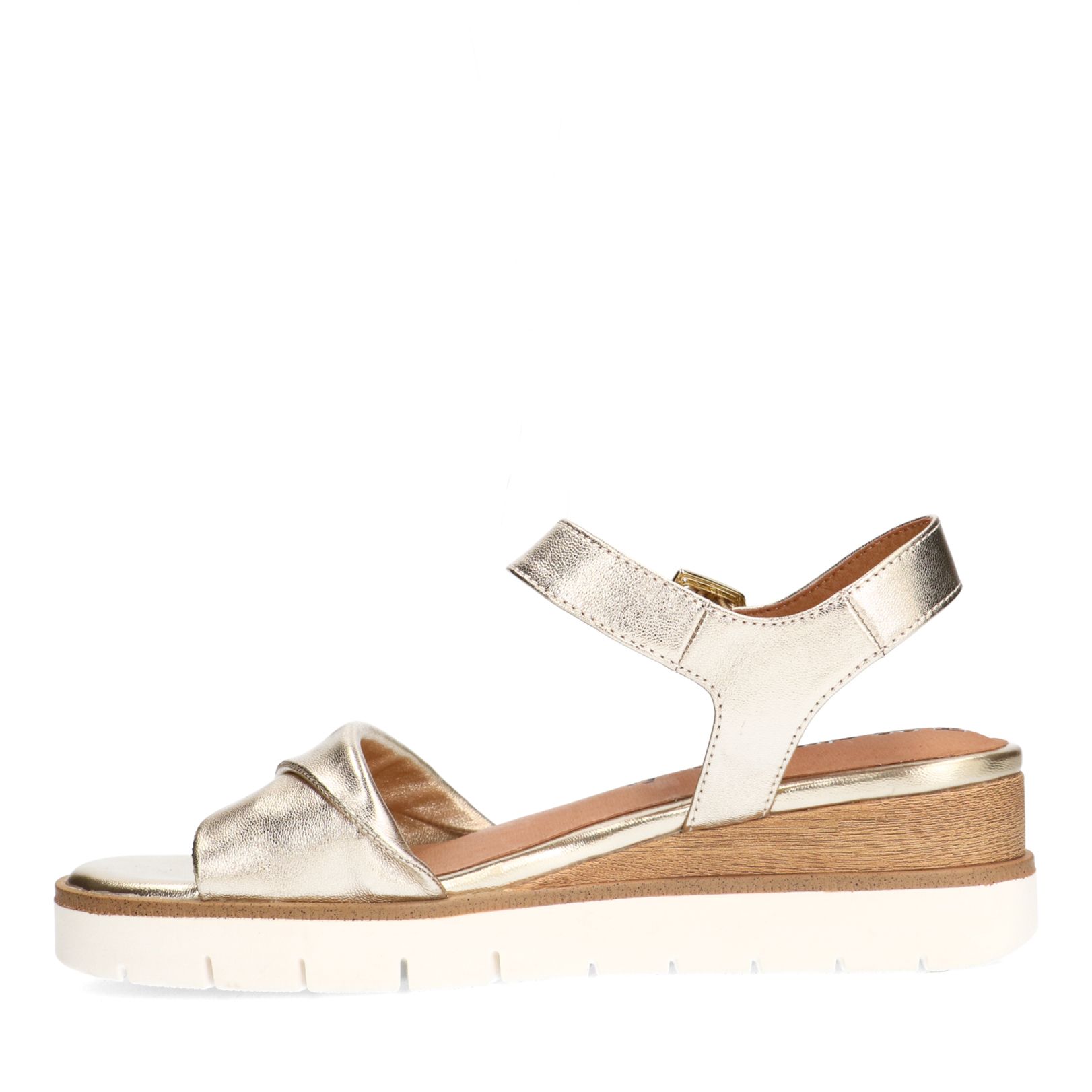 Gouden leren sandalen