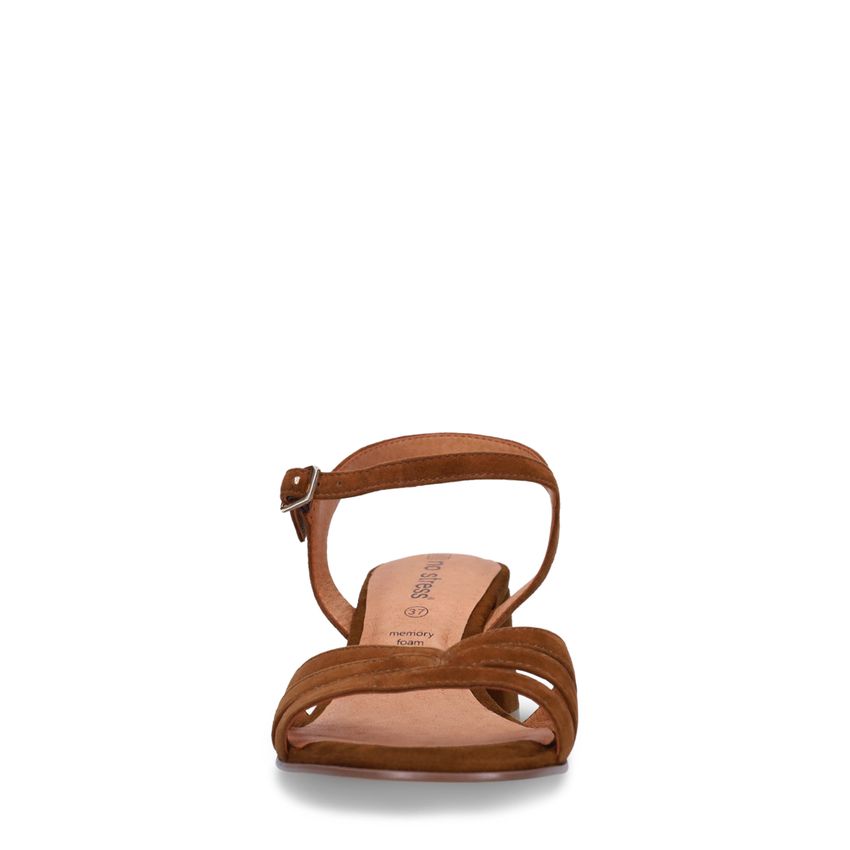 Braune Ledersandaletten