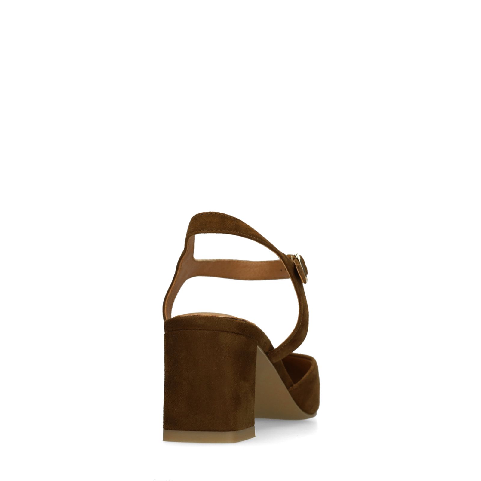 Bruine suède slingbacks