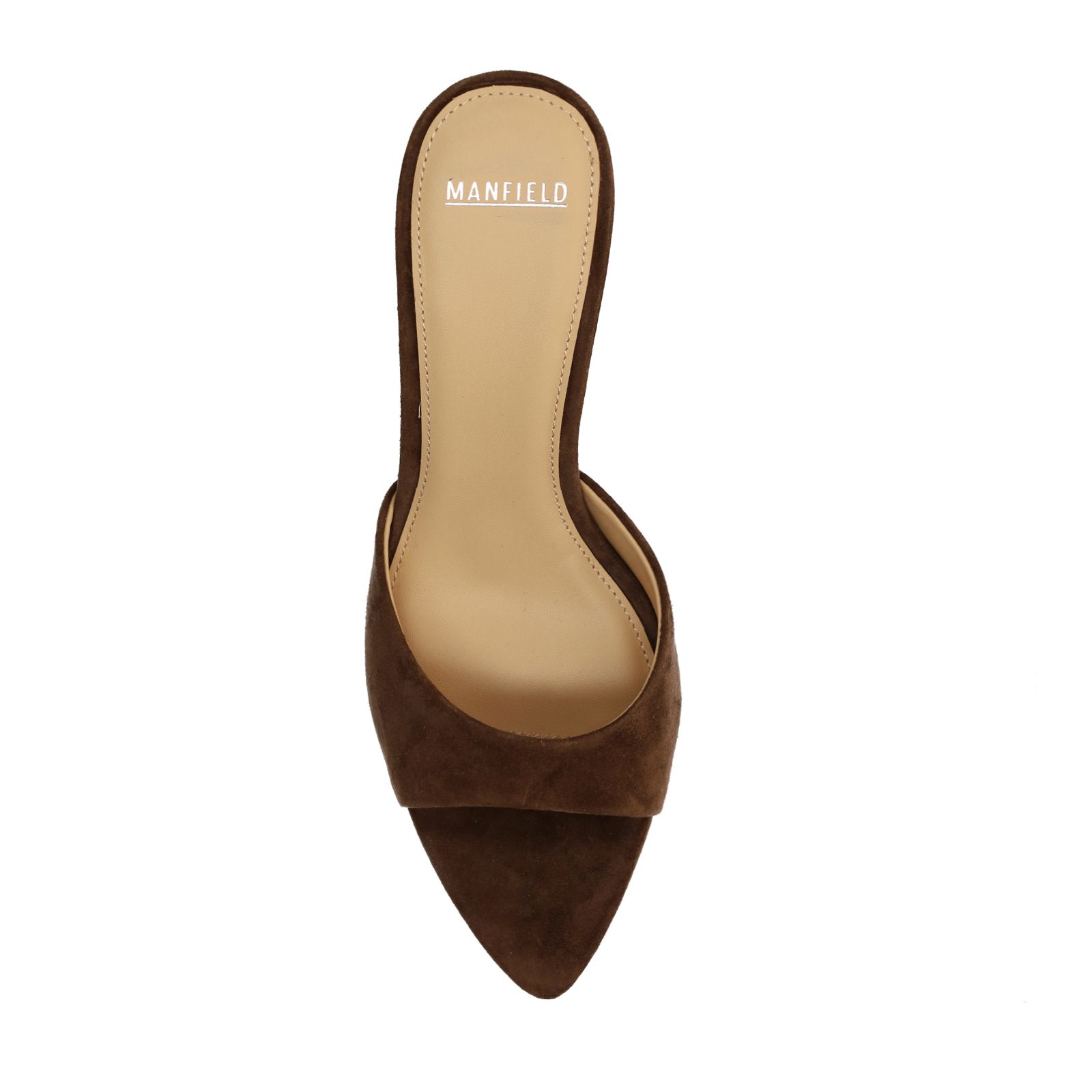 Bruine suède pumps