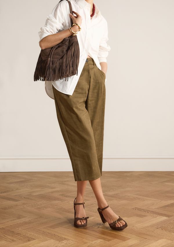 Dunkelbraune Veloursleder-Sandaletten