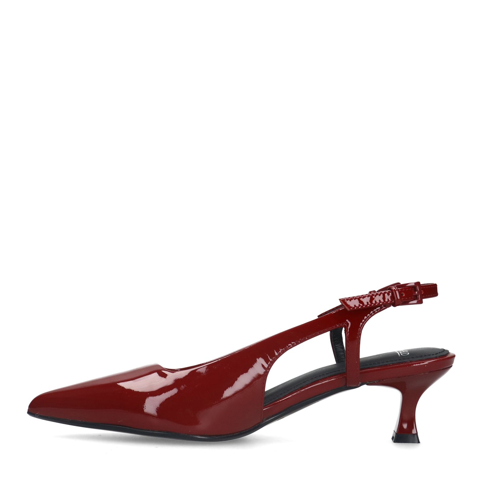 Rode lakleren slingbacks