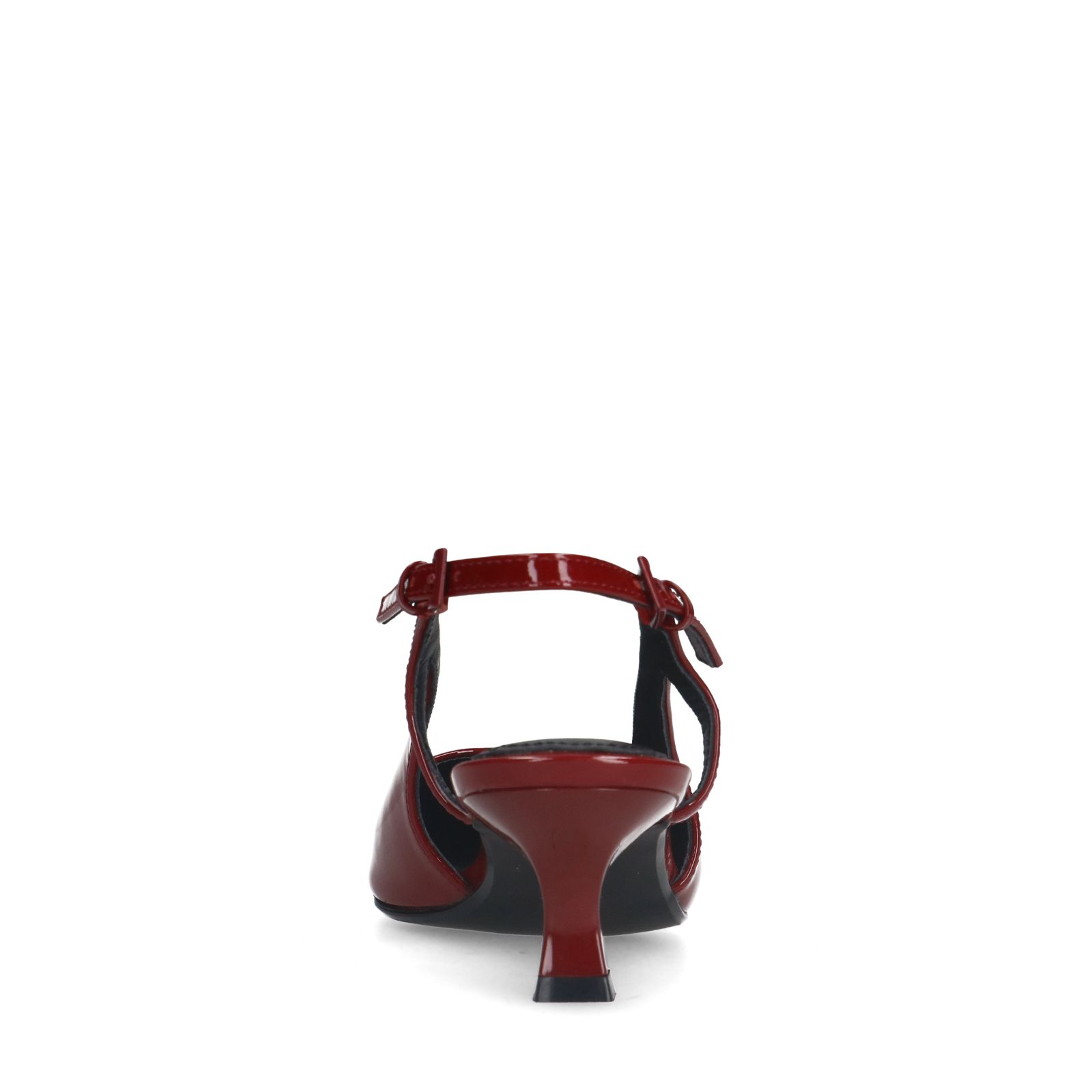 Rode lakleren slingbacks