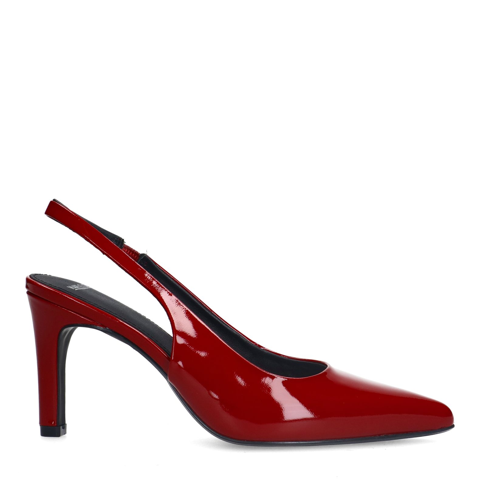 Rode lakleren slingbacks
