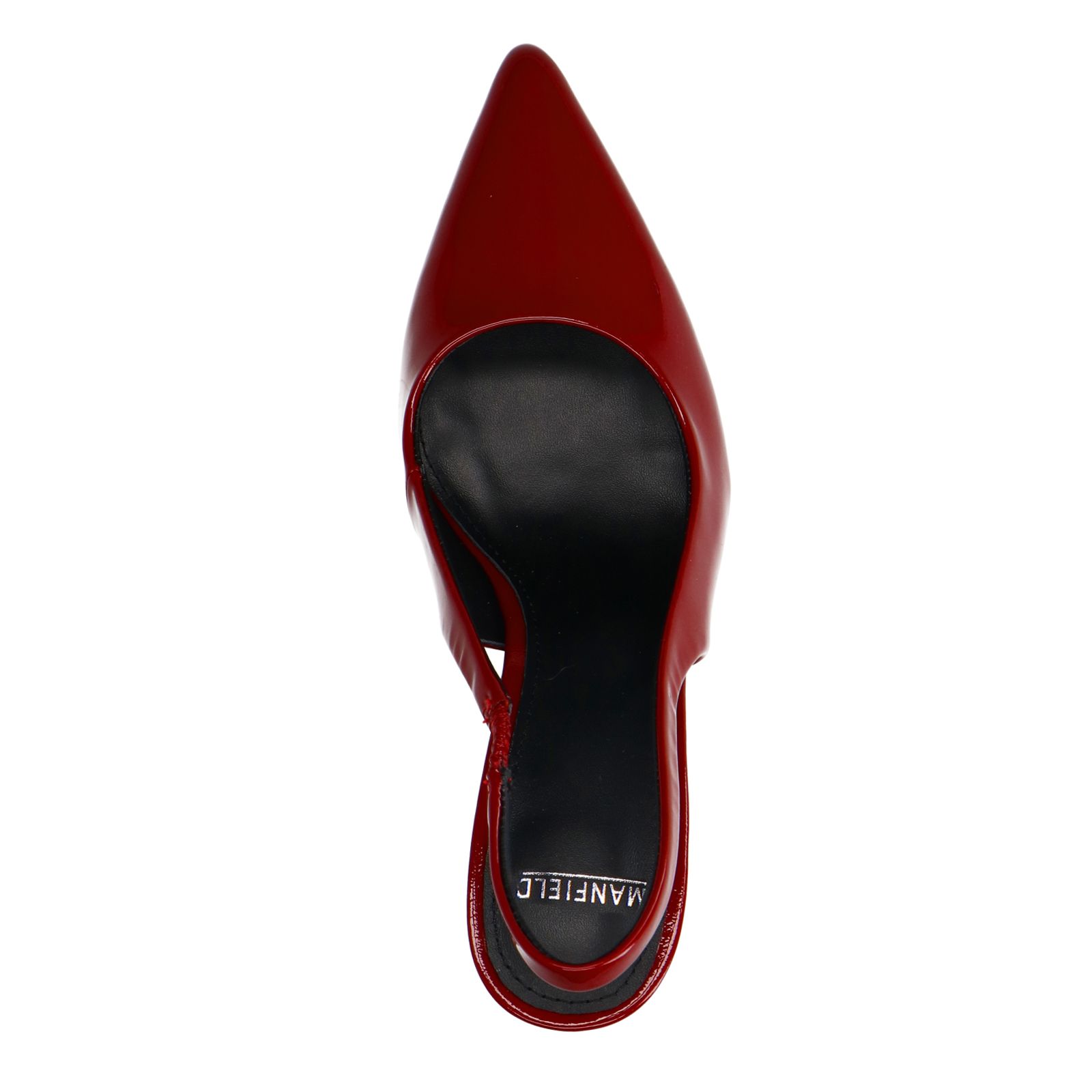 Rode lakleren slingbacks