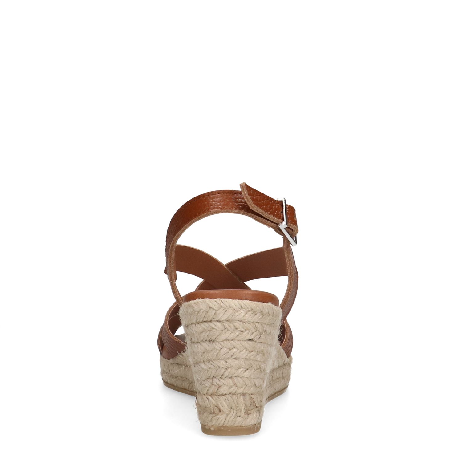 Cognac leren sleehakken