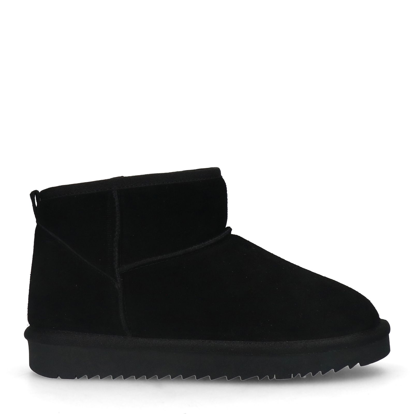 Zwarte suède boots