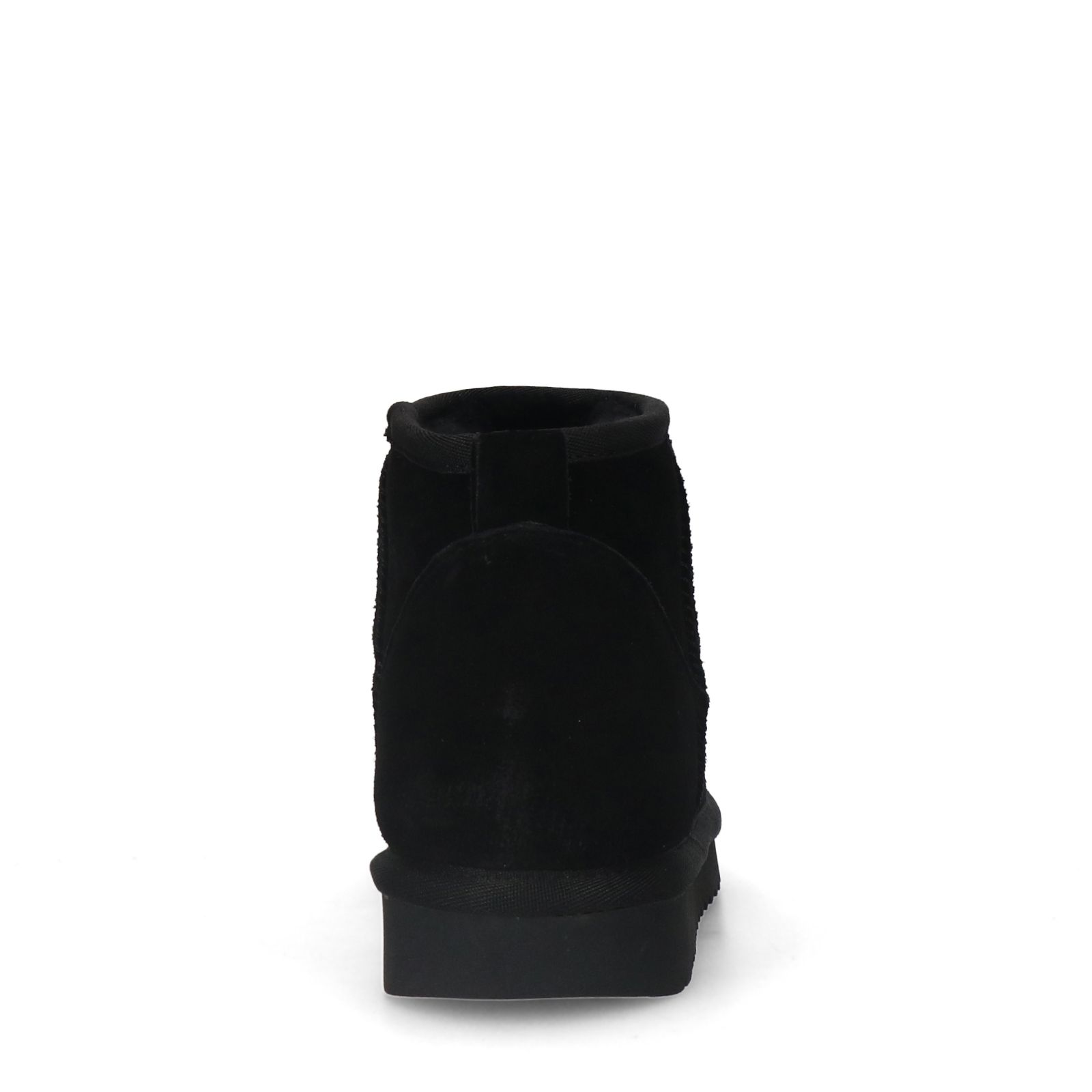 Zwarte suède boots