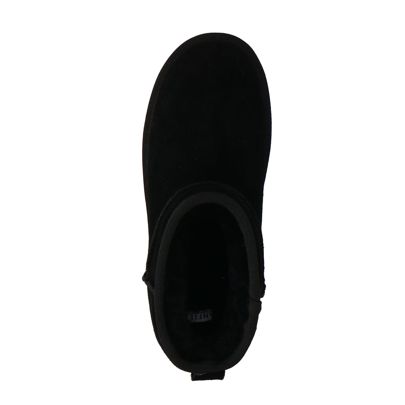 Zwarte suède boots