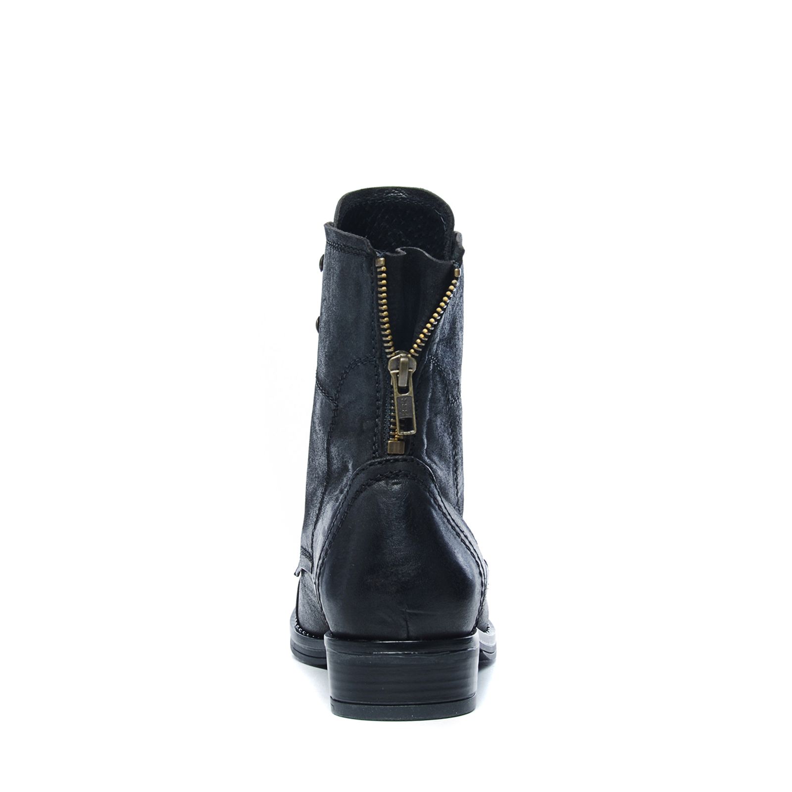 Schwarze Biker Boots