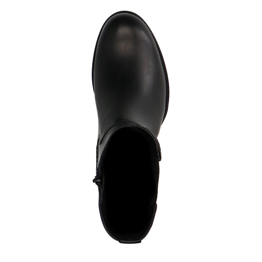 Schwarze Chelsea Boots aus Leder