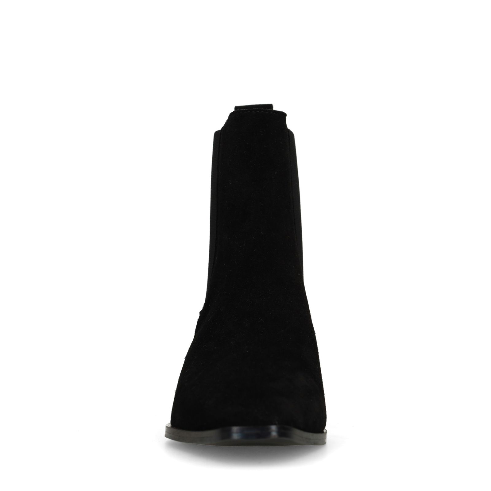 Zwarte suède chelsea boots