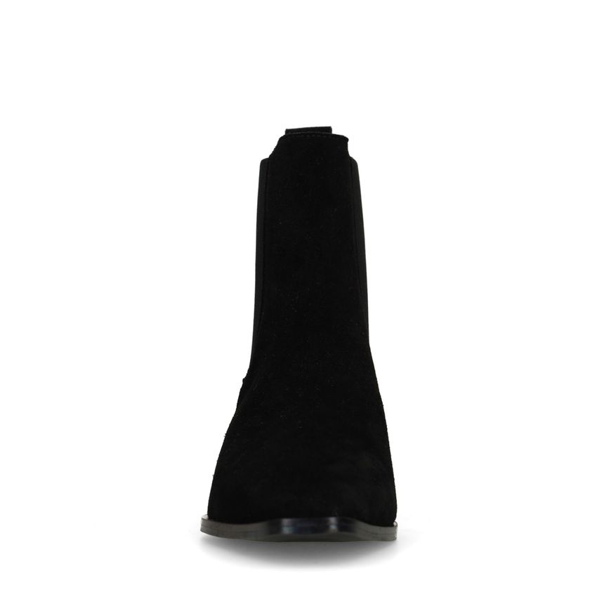 Zwarte suède chelsea boots