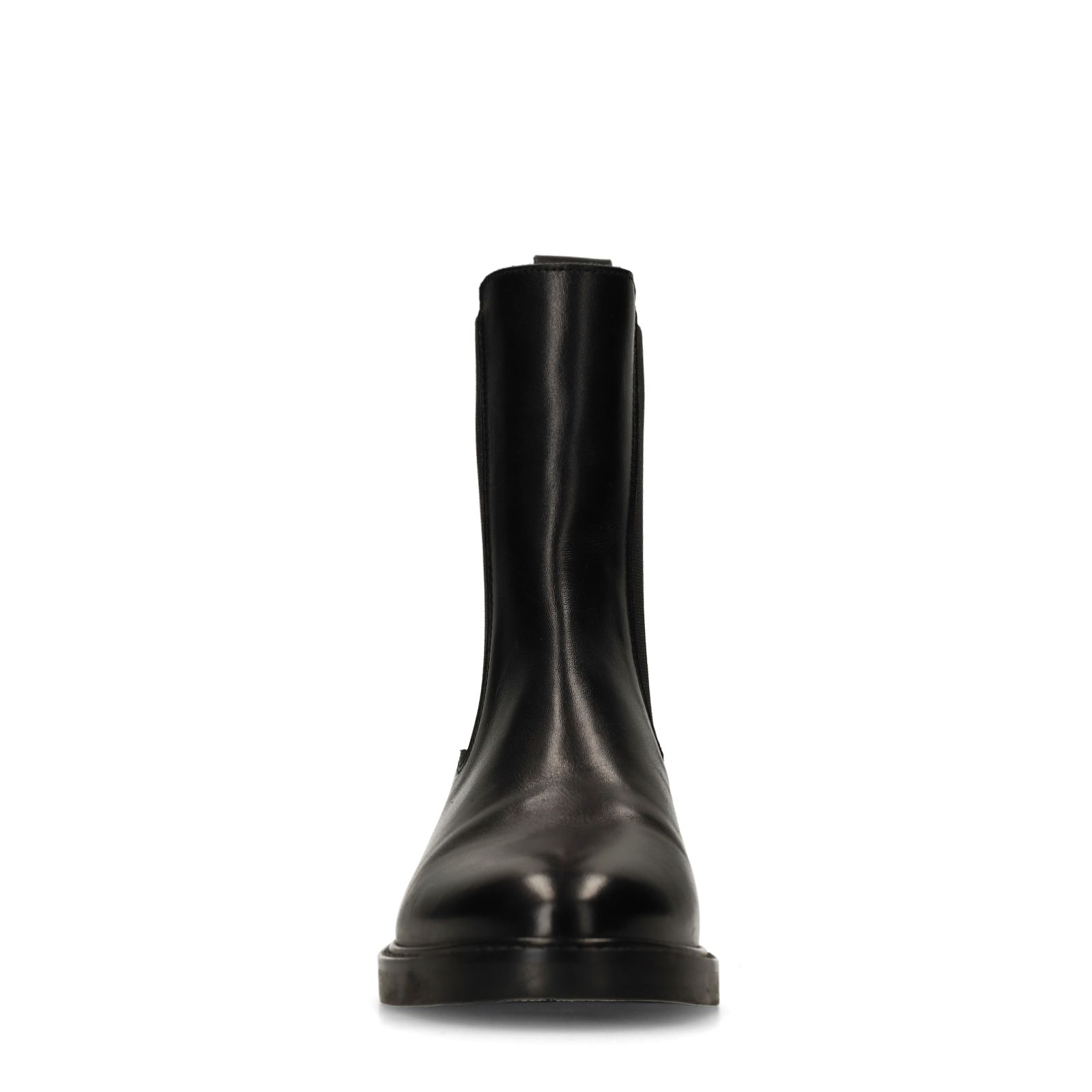 Schwarze Chelsea Boots aus Leder