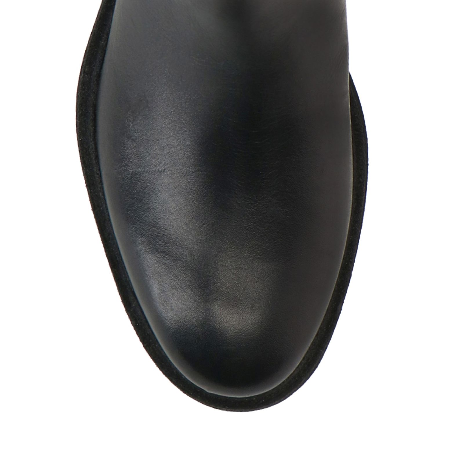 Schwarze Chelsea Boots aus Leder