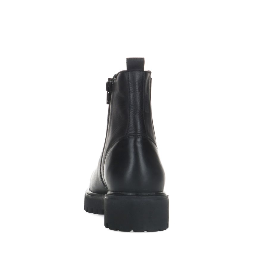 Schwarze Chelsea Boots aus Leder