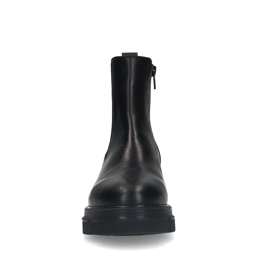 Schwarze Chelsea Boots aus Leder