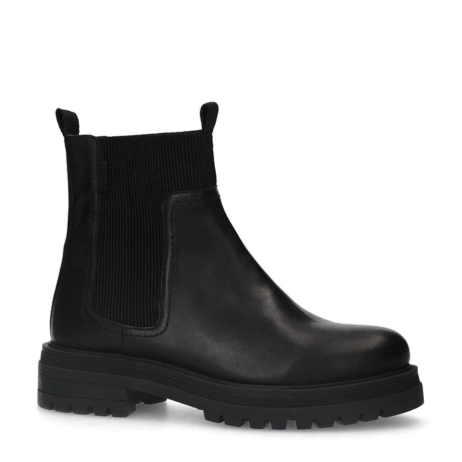 Schwarze Chelsea Boots aus Leder