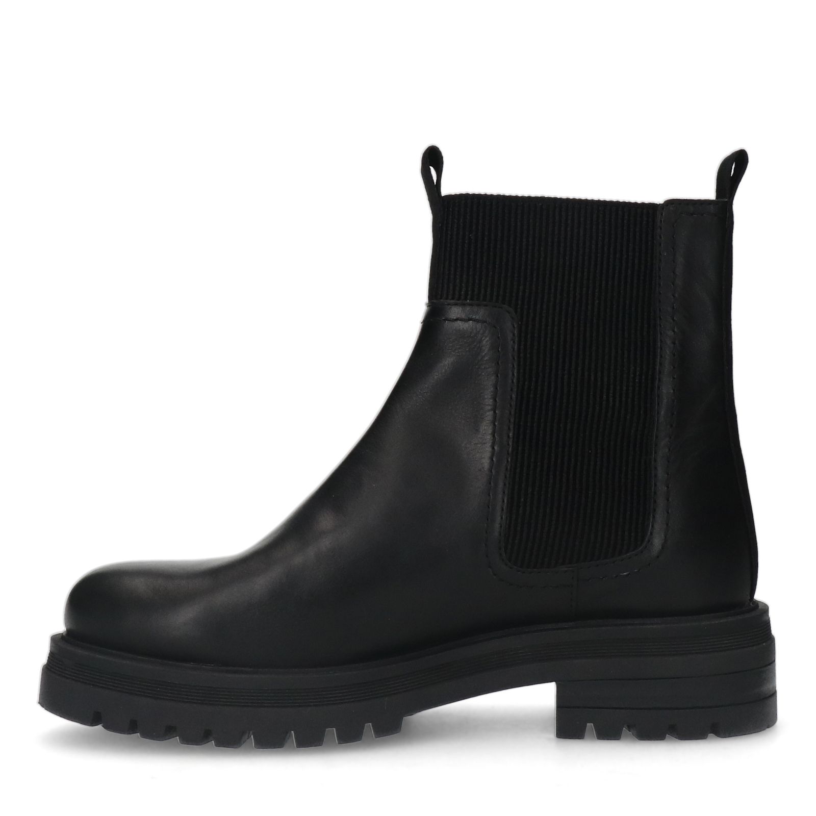 Schwarze Chelsea Boots aus Leder