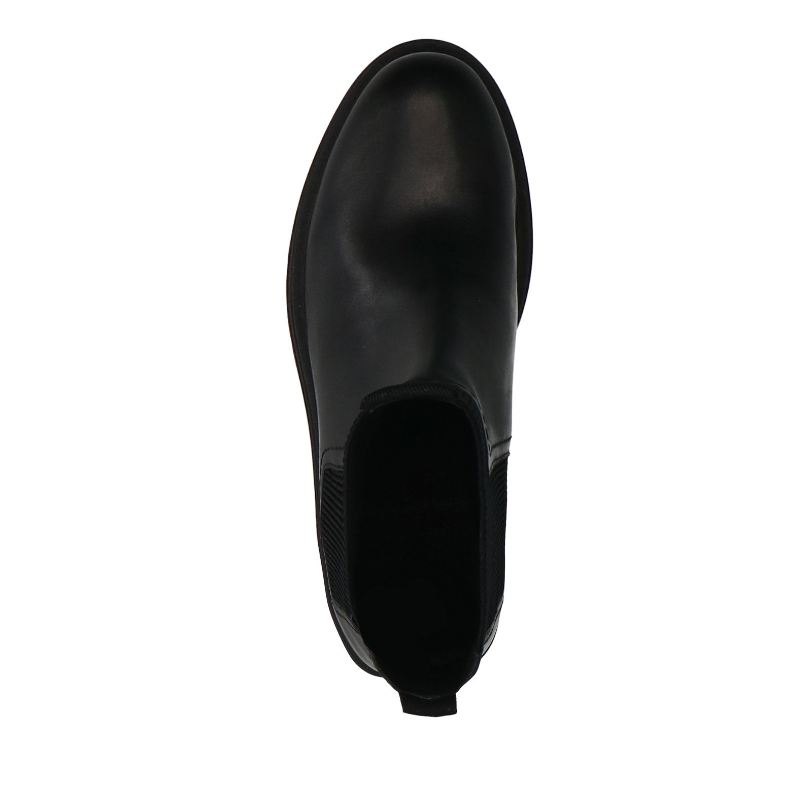 Zwarte leren chelsea boots